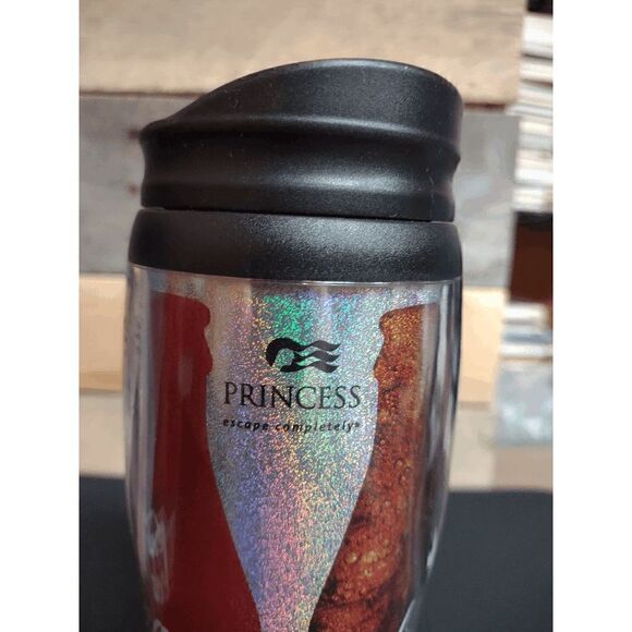 Set of 2 Coca Cola Princess Cruises Insulated 16 oz Tumblers with Lids - Picture 4 of 4